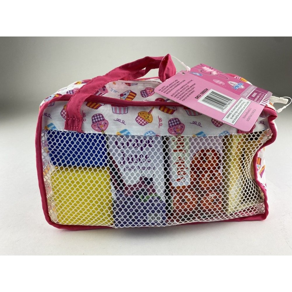 Baby’n Fun Diaper Bag Accessories Doll‎ Cupcake Bag 18 Pieces